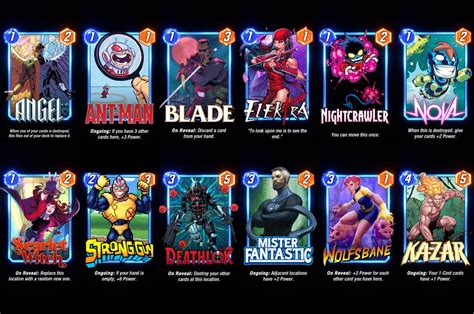 2 days ago · The largest Marvel Snap deck database that you can search, filter, and sync with your card collection. Right click and save image or click the button. download. Skip to content. ... Top Decks and Stats; Top Cards and Stats; Leaderboard; Conquest; Tier List. Latest Meta Tier List; Pool 1 Card Tier List; Pool 2 Card Tier List;